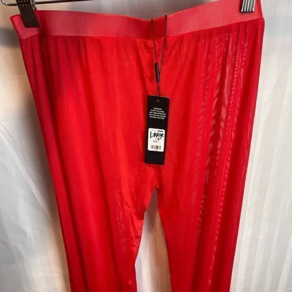 Spicy Hot High Waisted Mesh Swim Cover Up Pant Size M RefM017‎